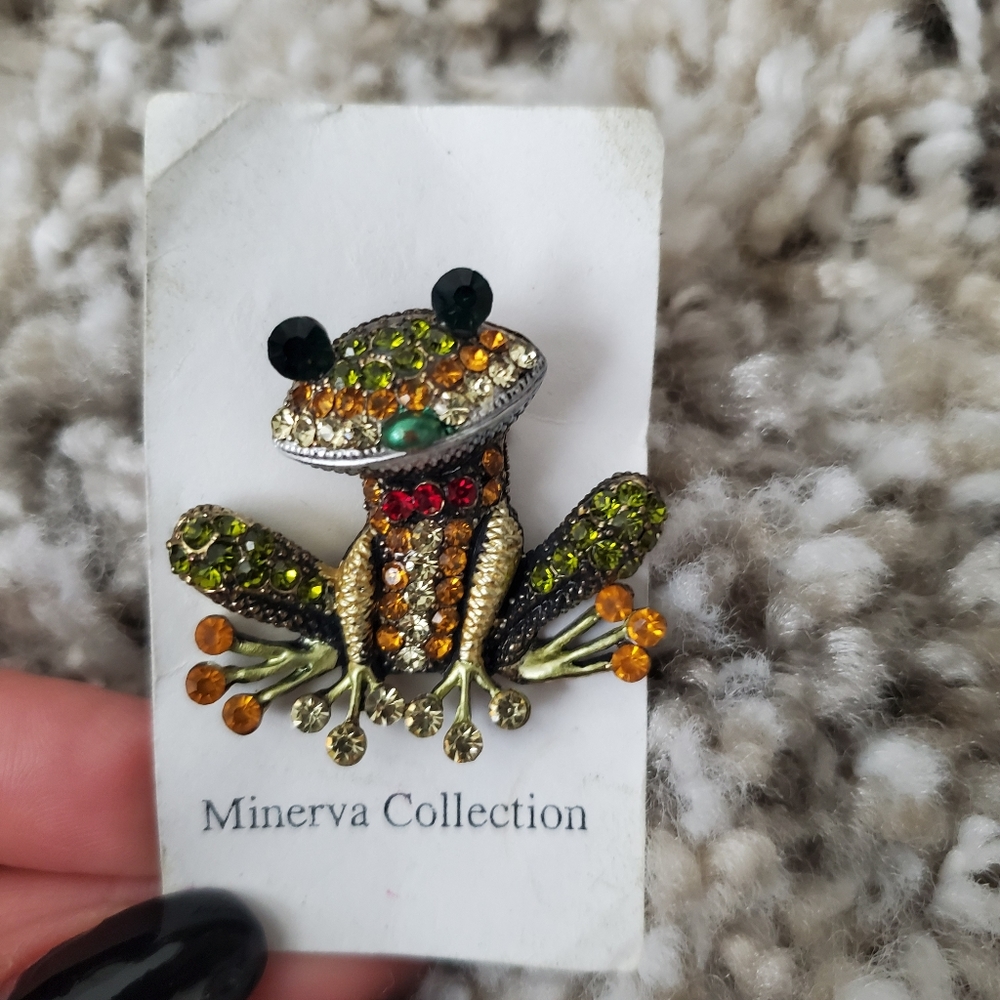 Vintage Frog Broach